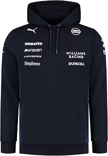 PUMA Williams Racing Formula 1 Sudadera del Equipo 2025 para Hombre - Azul Marino