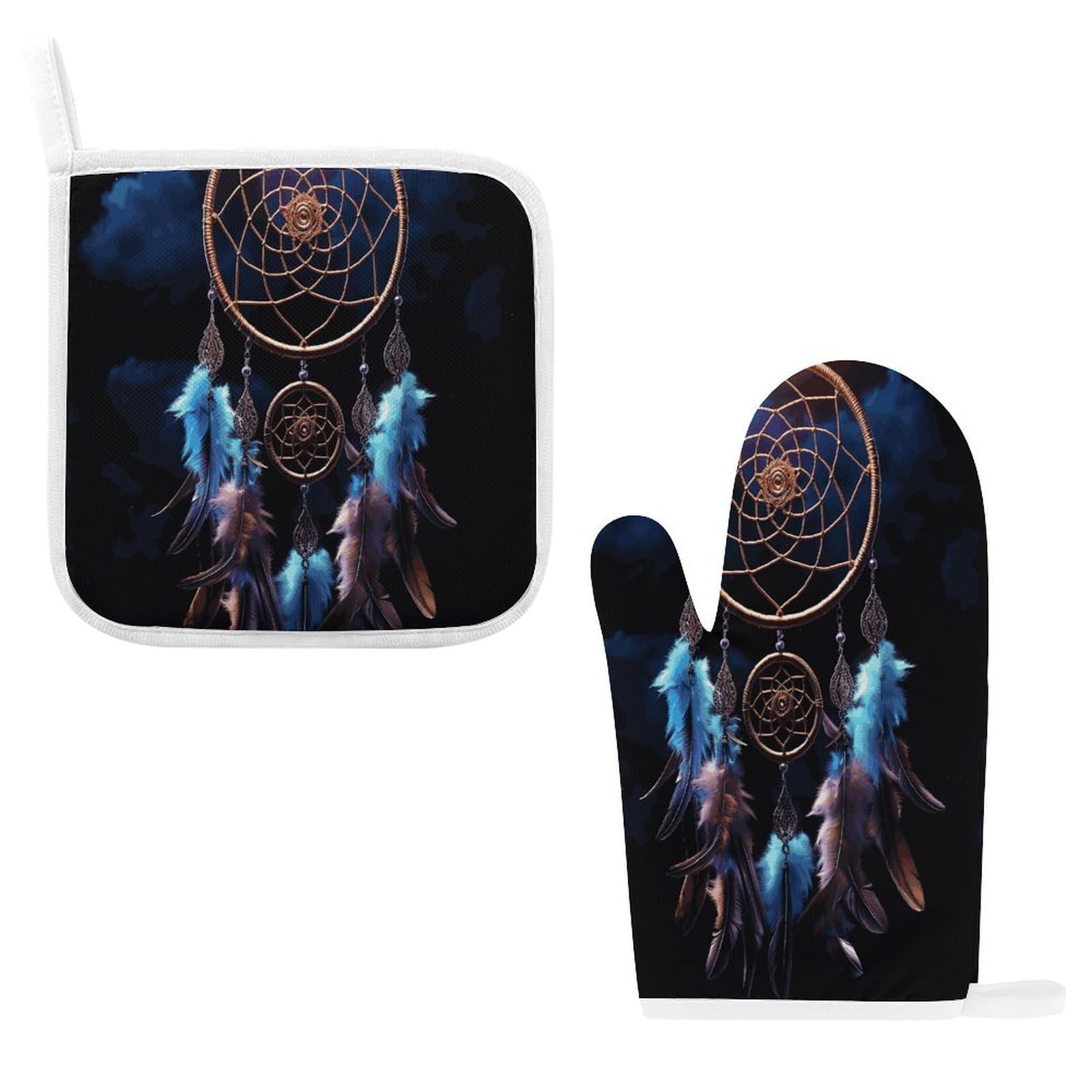Fodpand Style Dream Catcher Oven Mitts And Pot Holders Sets