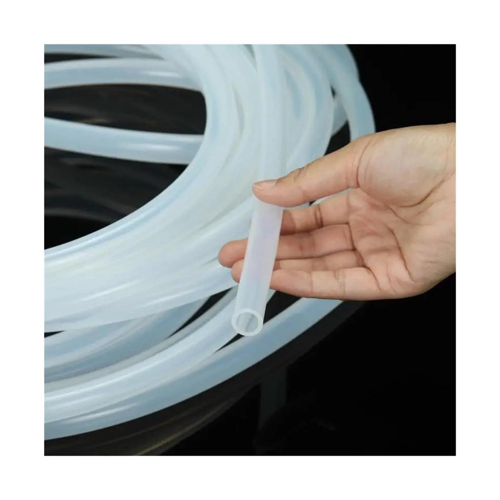 Manguera silicona transparente flexible atóxica 2-25mm acuario | Suave y segura, ideal for depósitos y conducción de agua(15 Meter,ID 8mm X OD 12mm)