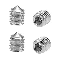 Vista 1 de Juego de 50 tornillos hexagonales internos M5x6mm, tornillo de acero inoxidable 304, tornillo de acero inoxidable 304, tornillo de agarre de punto
