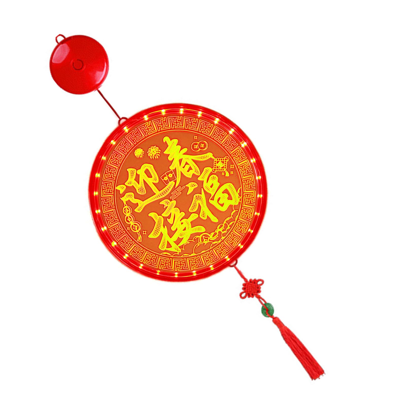 jiingekk Practical Acrylic LED Hanging Lights Multifunctional LED Wall And Window Hanging Lights For 2025 New Year Celebration