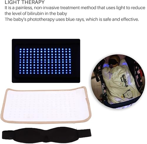Miniatura 9 de Manta de terapia de ictericia para recién nacidos, lámparas de luz azul profesional, herramienta de alivio de ictericia, almohadilla de terapia de