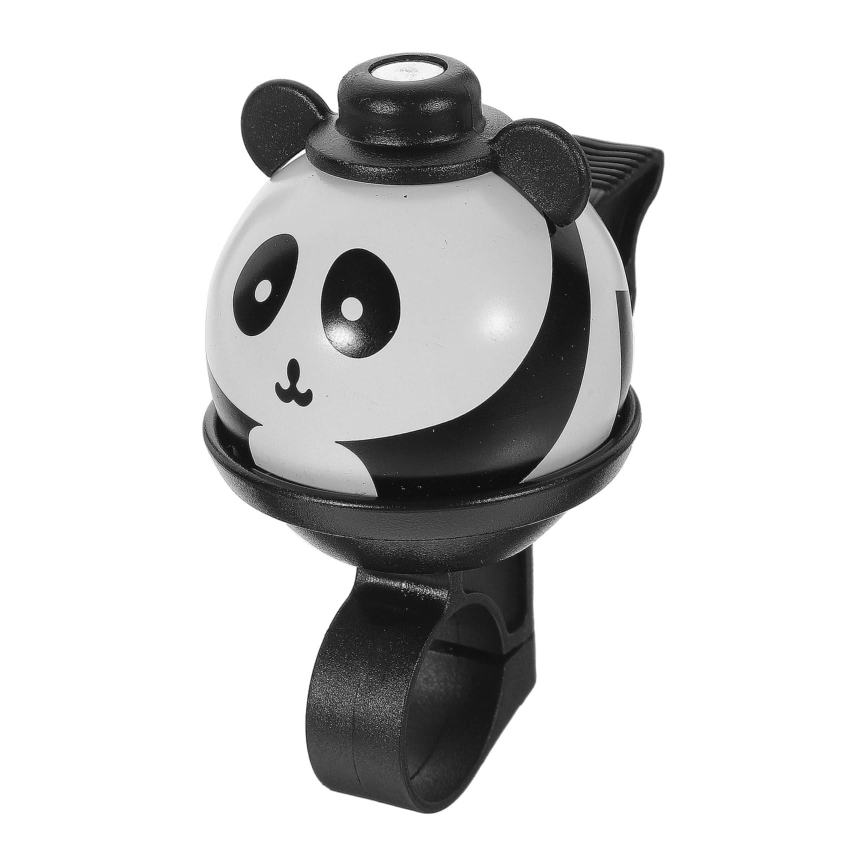 Abaodam 5 Pièces Cloche de Vélo Cartoon Portable pour Garçon Fille Accessoire Pratique pour Vélos et Trottinettes Design Mignon Noir et Blanc Panda
