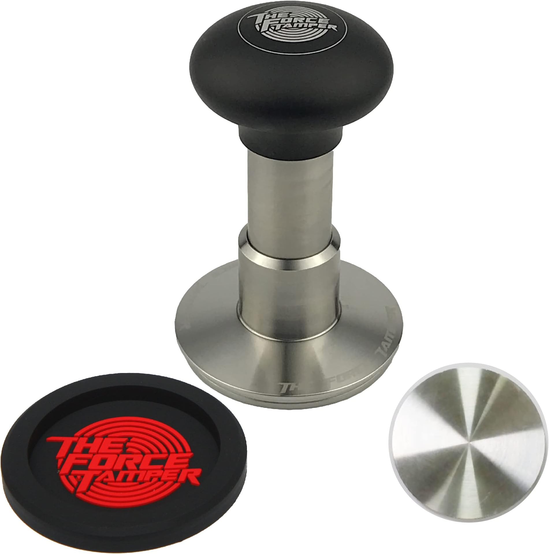 KuGuoThe Force Tamper Automatic Impact Coffee Tamper Adjustable Const Pressure and Autoleveling Standard Set New (Jelly, 58.50mm)