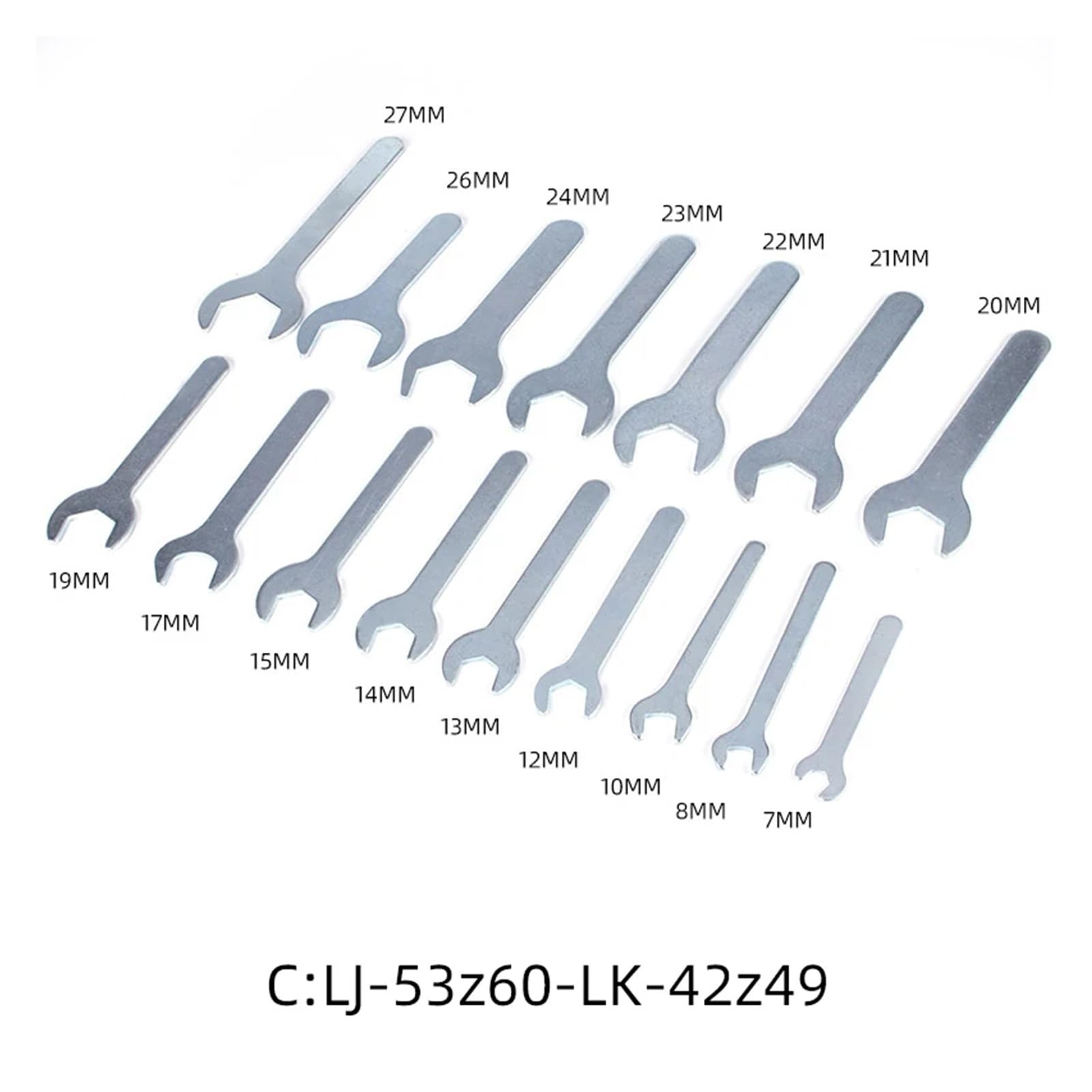 Llaves de actividad, herramientas multifuncionales vaso abierto, universales, for baño, reparación tuberías agua, demolición, hogar(16-piece set)