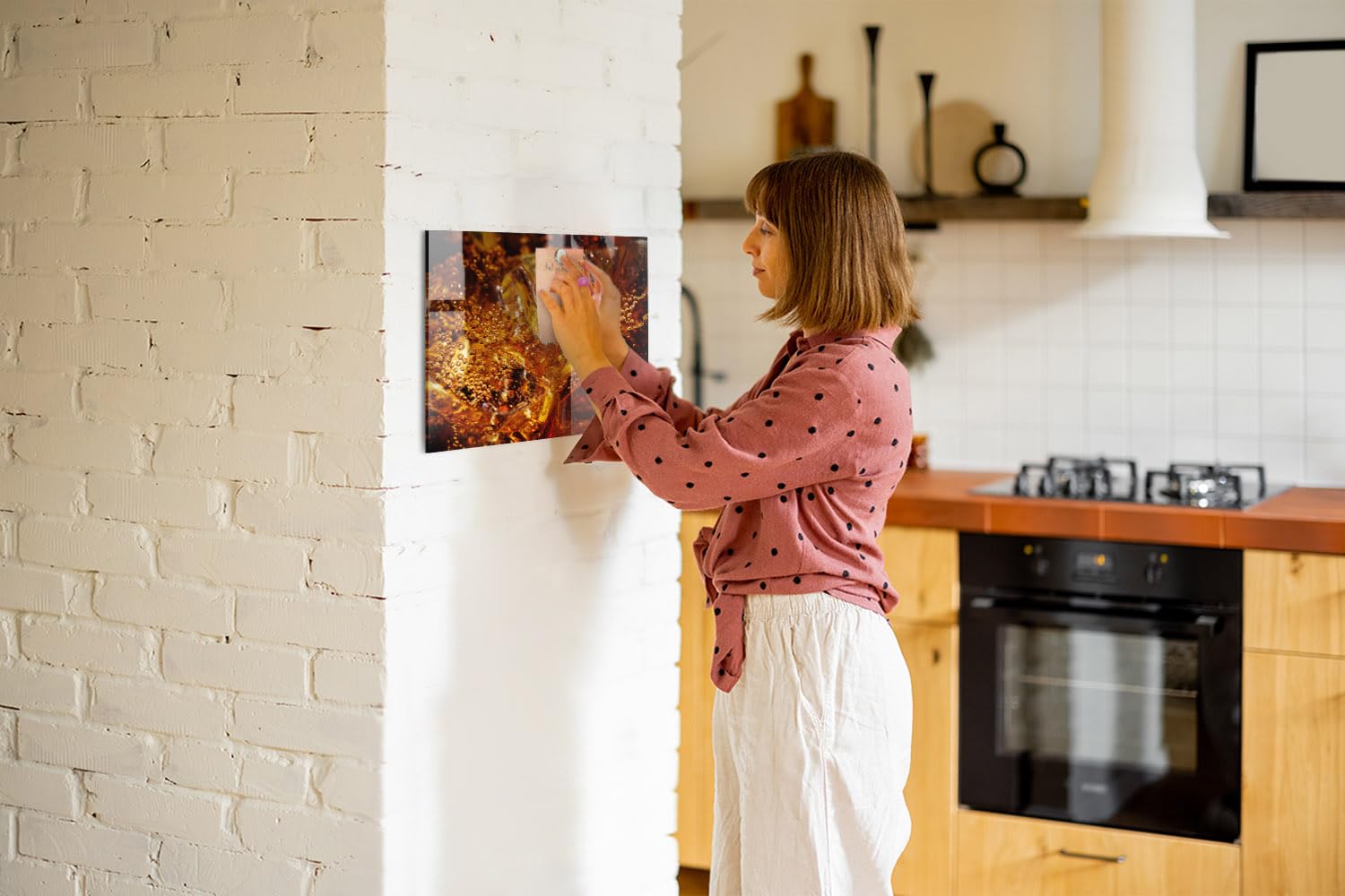 Magnettafel für Schule Gastronomie und Büro 60x40 Zoom-Getränk | Pinnwand | Glas | Memo | Organizer | Planer | Sicherheitsglas | Paneel | Infoboard | Wochenplaner | Terminkalender