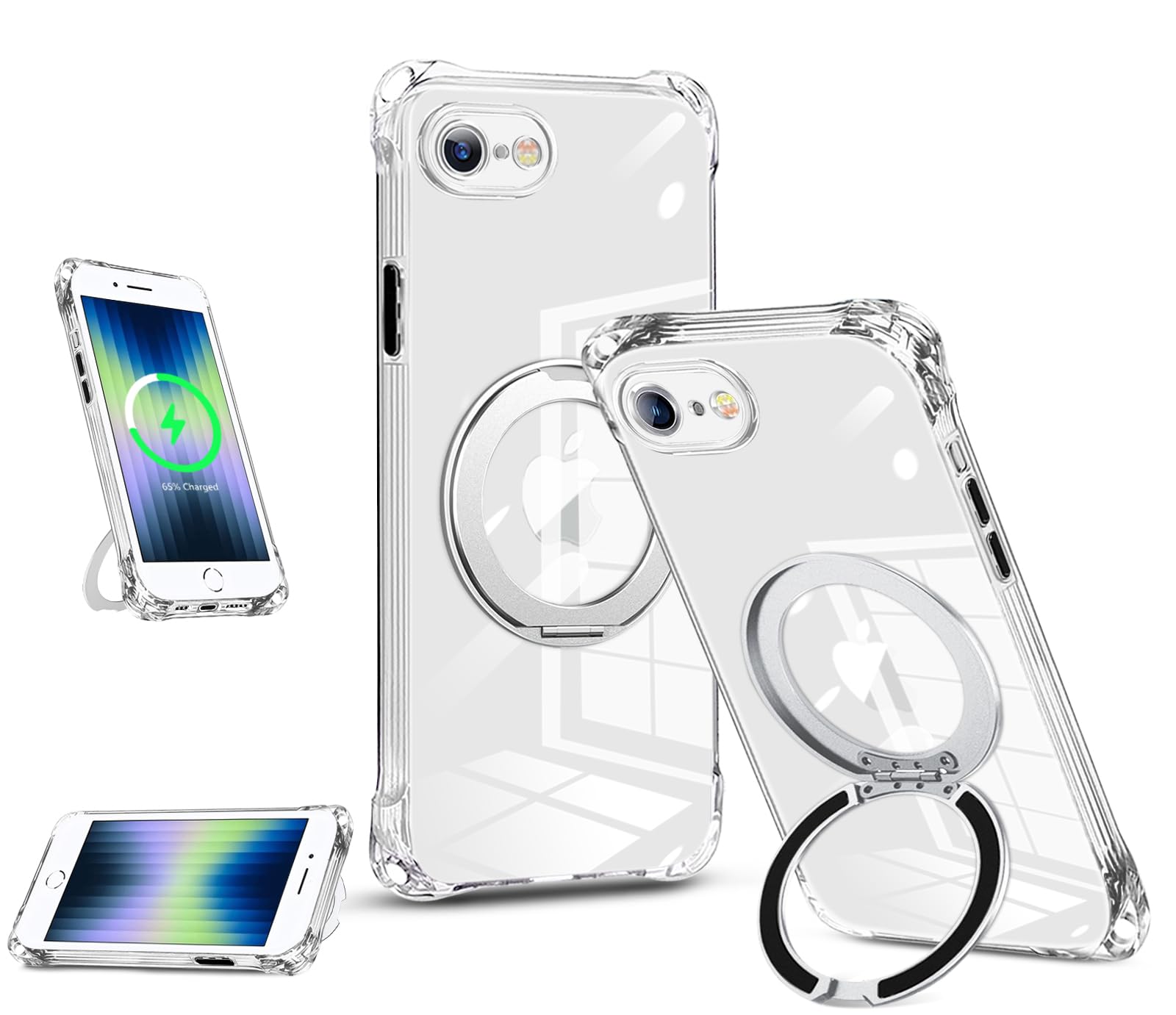 Amazon.co.jp: 対応 iPhone SE3/SE2/SE/8 MagSafe対応 クリアケース