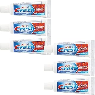 Crest Kids Cavity Protection Toothpaste, Sparkle Fun, Travel Size 0.85 oz (24g) - Pack of 6