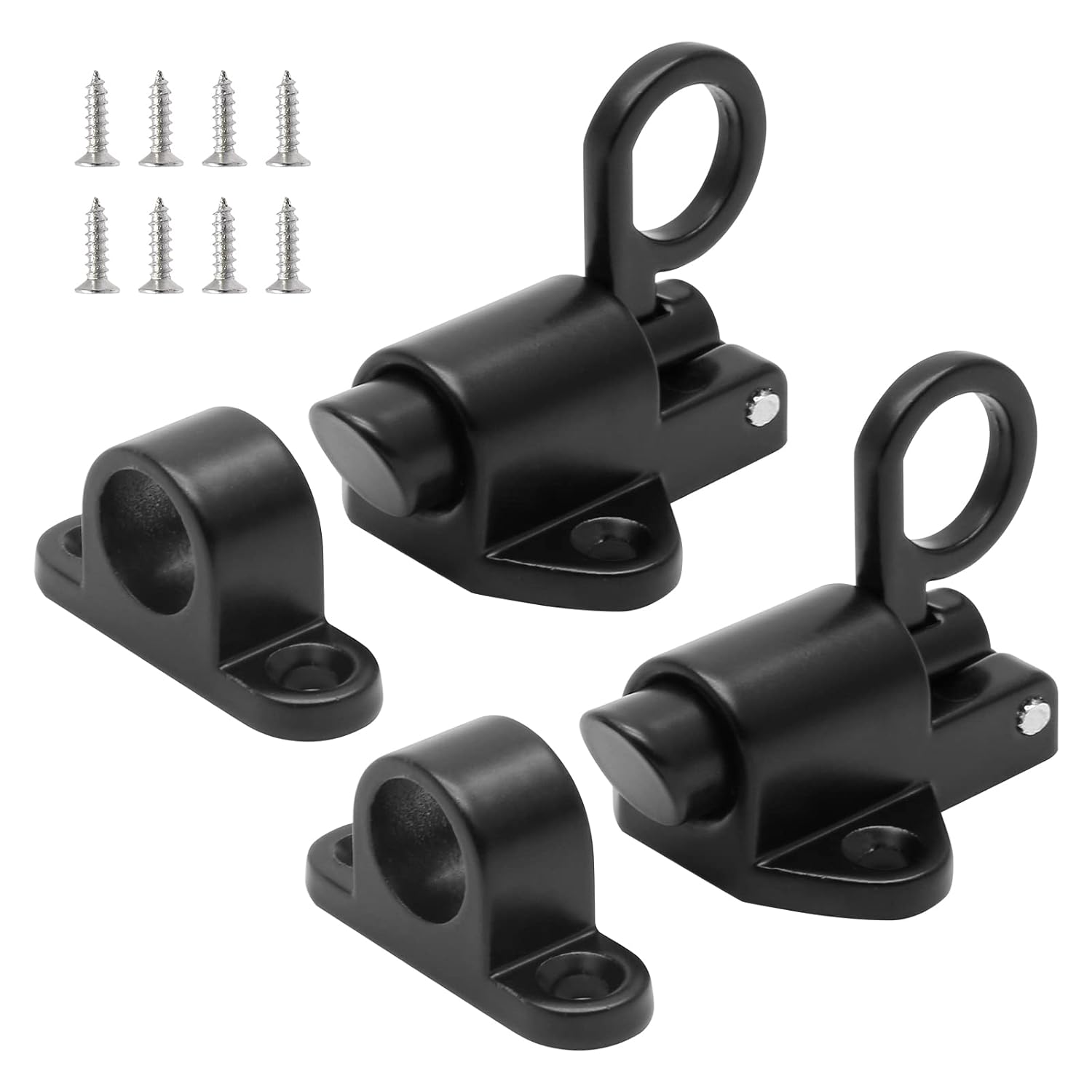 Suiwotin 2pcs Self-Closing Door Latch, Spring Door Lock Latch, Spring ...