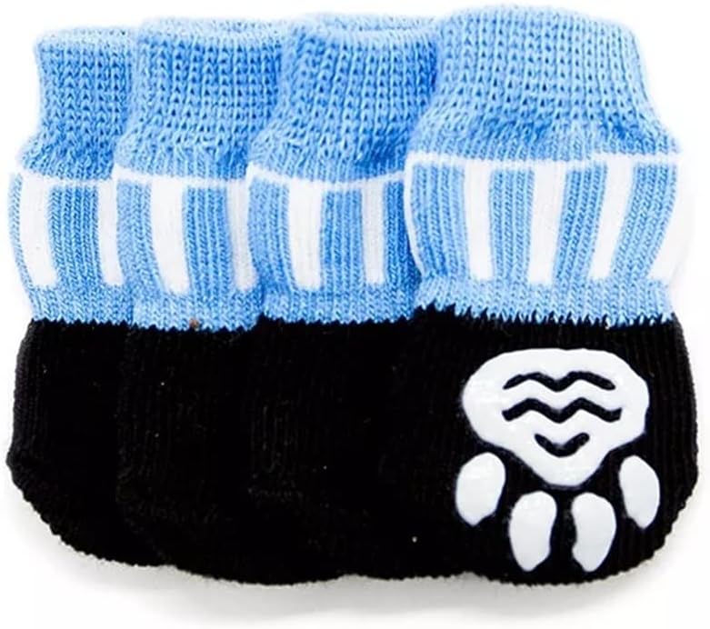 Pet Supplies Non Slip Needle Dog Socks Cats Socks Non Slip Knitted Dog Claw Protective Cover Suitable for Holiday Party Dress Up (A XL Code)