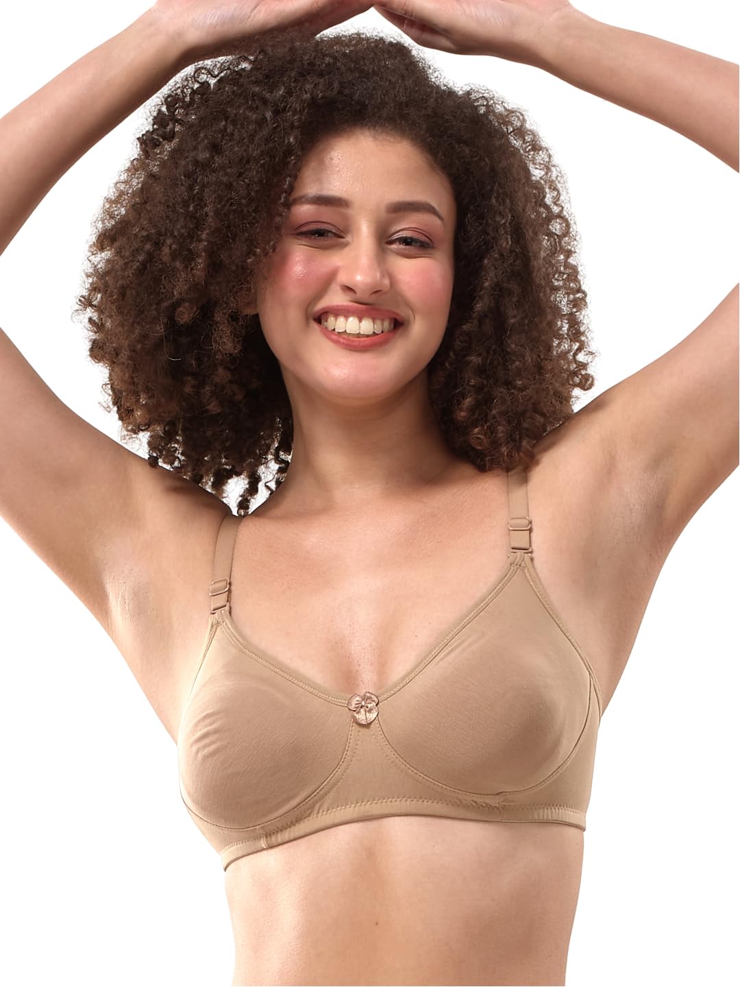 lyra Cotton Wire Free Women's Non-Padded Secret Support BRA-514 Full Coverage Bra-picture-43
