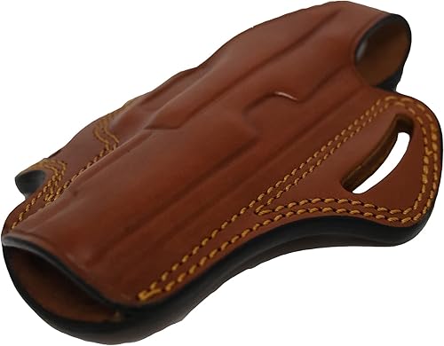 Miniatura 9 de Ruger P85, P89, P95, P93, P94, P90, P345 OWB Funda de cuero hecha a mano para diestros