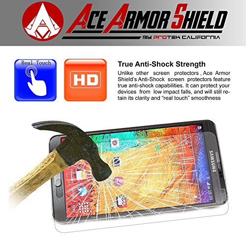 Ace Armor Shield Shatter Resistant Screen Protector For The Htc Desire Eye / Military Grade / High Definition / Maximum Screen Coverage / Supreme Touch Sensitivity /Dry Or Wet Easy Installation With Free Lifetime Replacement Warranty #TOP1