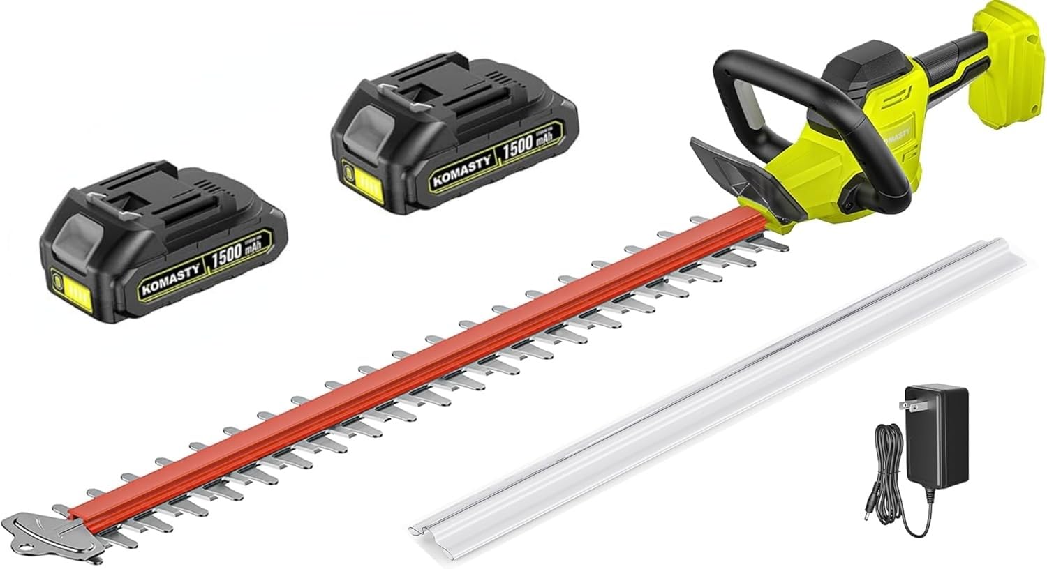 22 inch Hedge Trimmer Cordless with 2 Battery and Charger, 20V Bush Trimmer