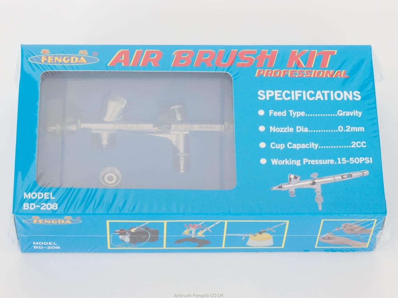 Double-Action Airbrush Fengda BD-208 with Nozzle 0,3 mm