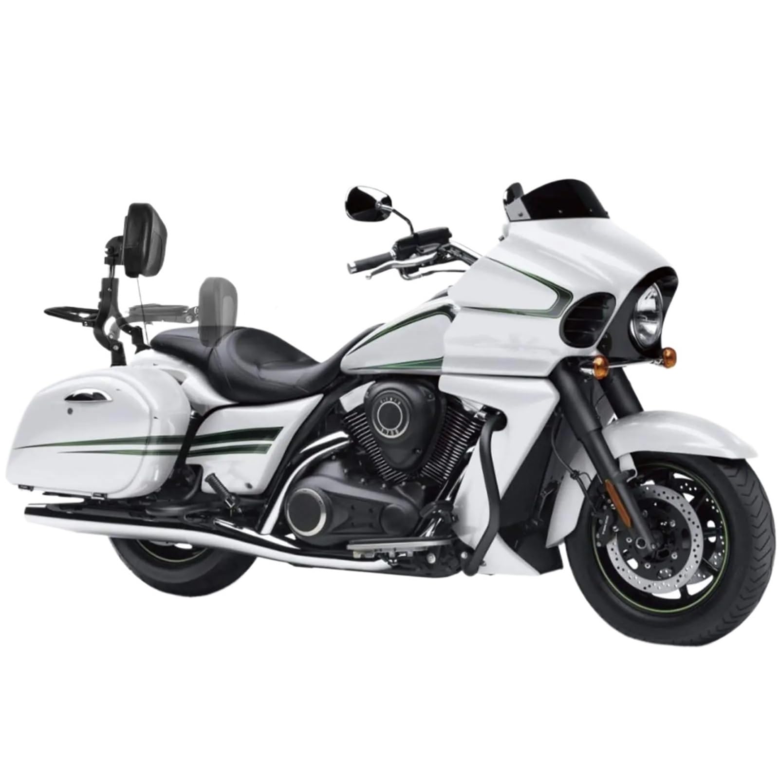oparcie do bagażnika motocyklowego Pasuje Do Oparcia Motocykla Vu&lcan 1700 VN1700 Vaquero | Pasuje do uniwersalnych akcesoriów oparcia motocykla Vu&lcan 1700 VN1700 Vaquero