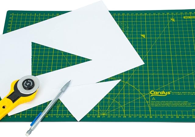 CARDYS Craft Mat Self-Healing Cutting Mat Anti Slip Craft Cutting Board for Quilting, Sewing, Paper and Fabric Craft with Imperial and Metric Measurements in 5 Sizes (A1)