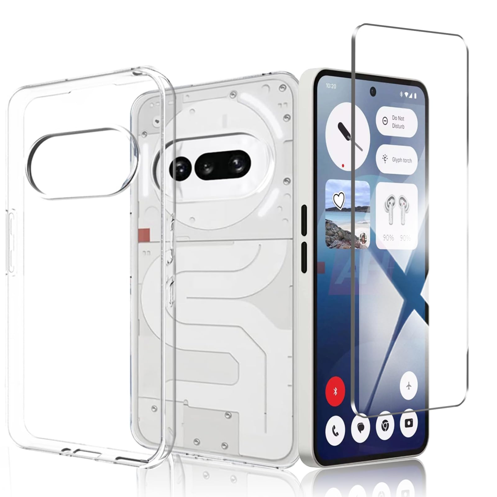 Nothing Phone(3a) フィルムケース付き Amazon | Nothing phone 3A フィルム+ Nothing phone 3A ケース