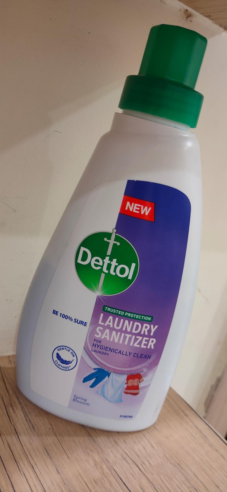 Dettol Laundry Liquid Sanitizer Removes Germs, Adds Freshness