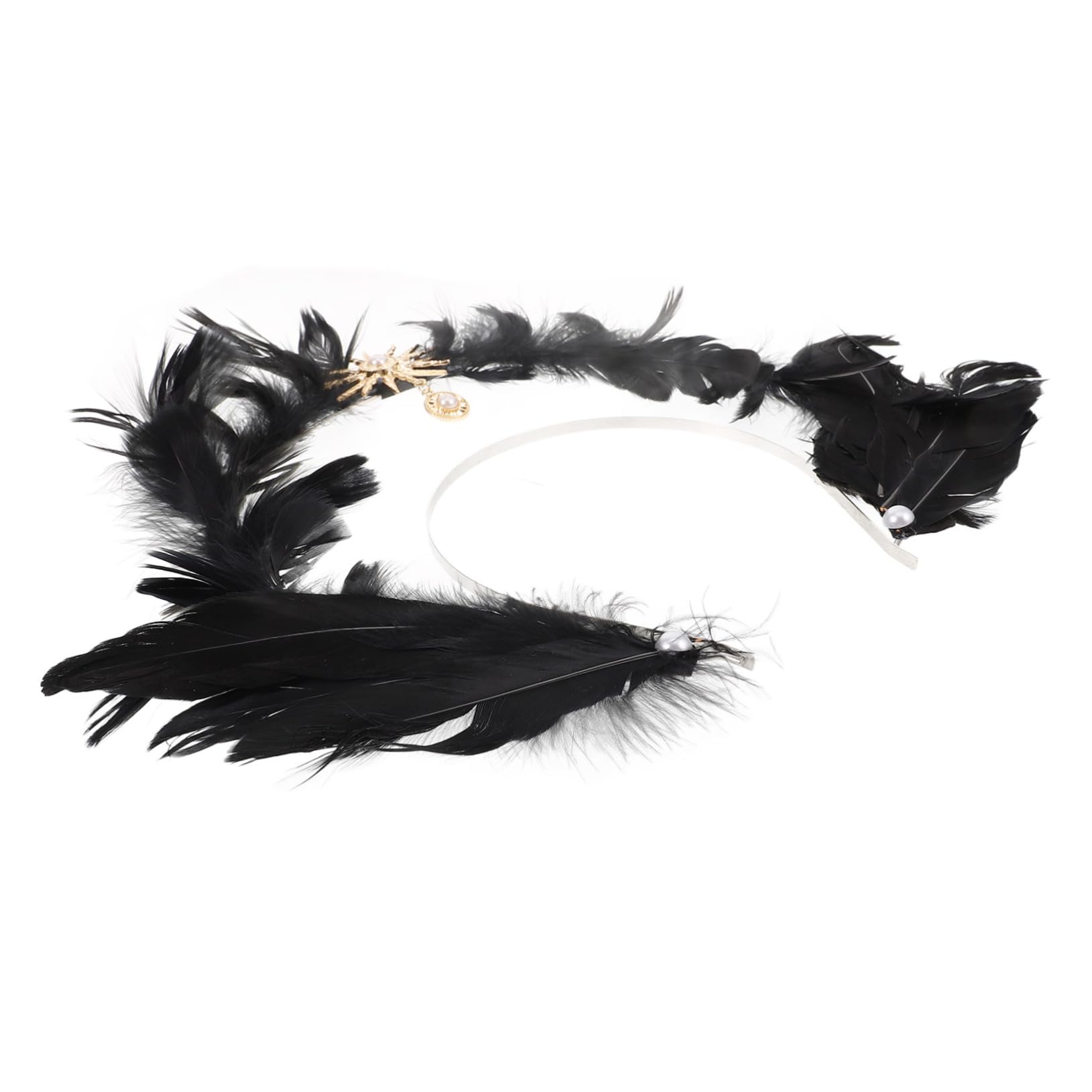 Healvian 5 Piezas Diadema Decorativa de Halloween con Negras para Mujeres Accesorio de Fiesta Lolita para Eventos y Fotografía