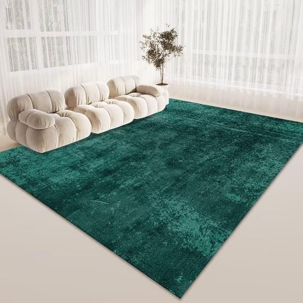 Tapis vert de style américain doux grand salon flanelle 80x120 cm