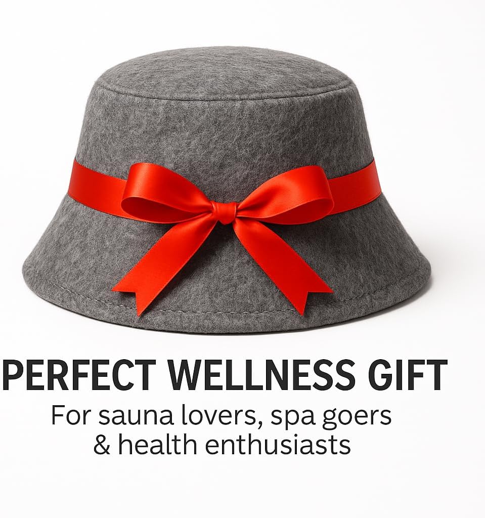 Premium Sauna Hat – 100% Natural Wool, Handmade Sauna Headwear for Men and Women – Eco-Friendly, Breathable - Image 6