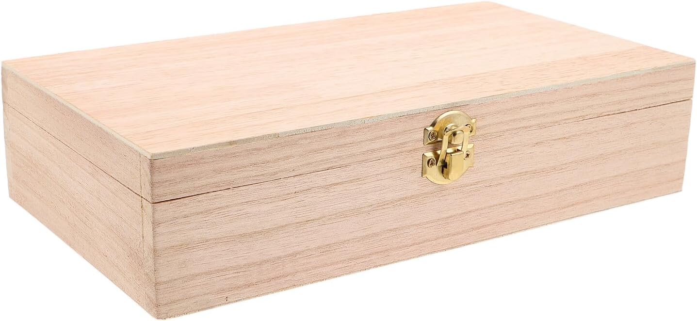 Wooden Hydrometer Storage Box with Foam Insert, Padded Glassware Case for Homebrew Wine and Beer Lab, Protective Hard Case for Alcoholmeter and Brewing Tester Equipment