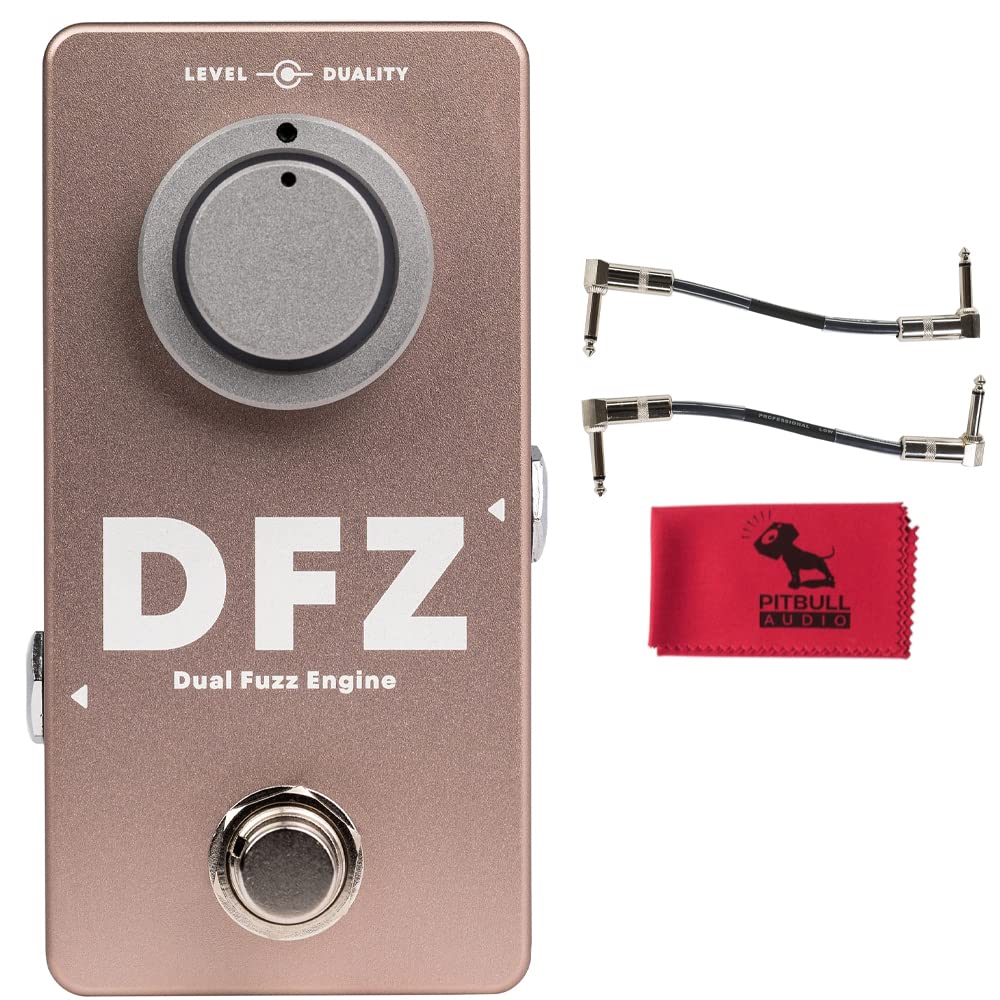 Darkglass Electronics Duality Fuzz Mini Guitar & Bass Effect Pedal w/Patch  Cables & Cloth