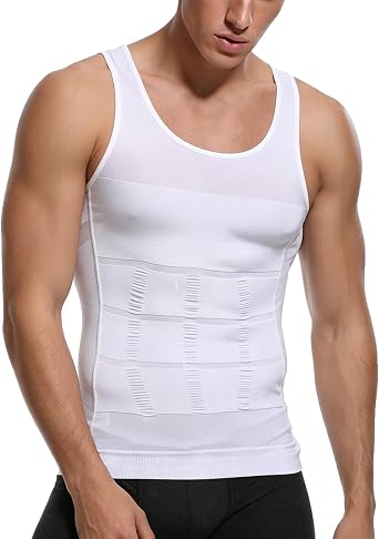 Compression Vest Men Slimming Waist Trainer Shapewear Vest Body Shaper Tank Top Seamless Undershirts