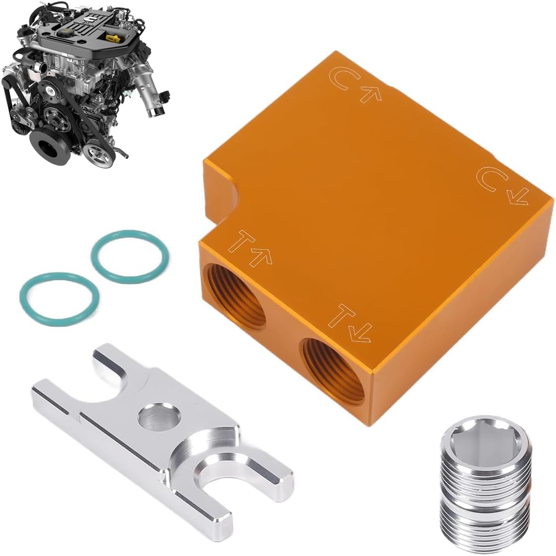 Thermal Bypass Valve Up-Grade Compatible with 2013 2014 2015 2016 2017 2018 6.7L Cummins 2019+ (310-005-2392)