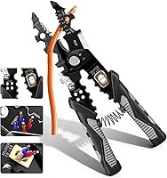 weottfiy 25-in-1 Multifunctional Wire Stripper: Cuts, Strips, Crimps 16-6 AWG Wires - Pro Tool for Electricians & DIY