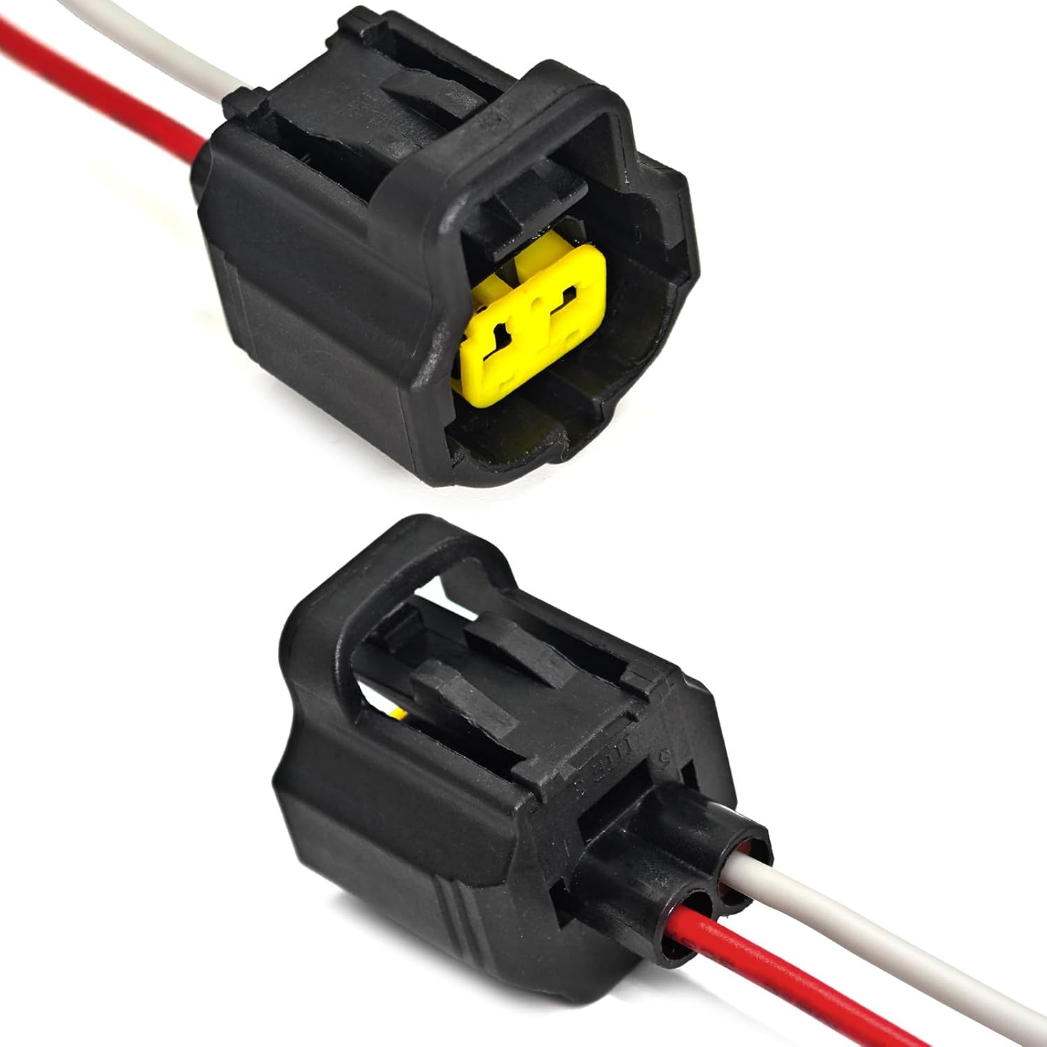 3U2Z14S411HYA Temperature Sender/Sensor Connector (Pack of 2), Connector Pigtail Plug Harness Wire Replace 3U2Z14S411CDA 3U2Z14S411HYA S820