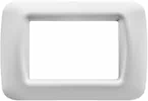 Placca Elettrica Gewiss Virna A 3 Posti - Bianco, Per Prese E Interruttori - Serie Moderna E Affidabile