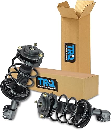 Miniatura 224 de TRQ - Conjunto de puntal delantero y resorte helicoidal (lados del conductor y del pasajero), para auto