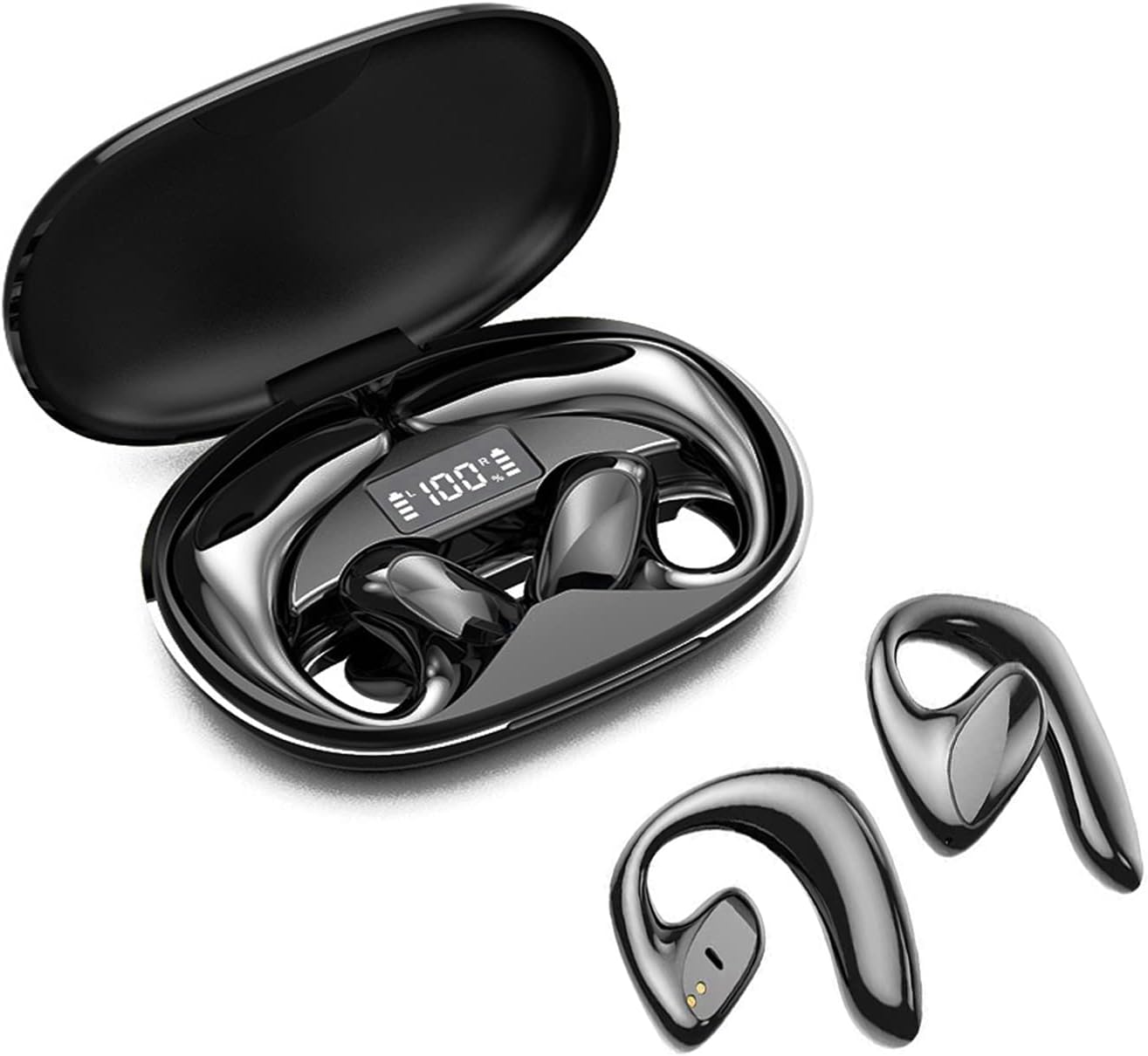 Open Ear Headphones Wireless Bluetooth Air Bone Conduction