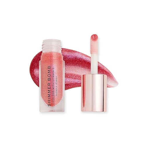 Miniatura 1 de Revolution Shimmer Bomb Lip Gloss, tinte labial infundido con vitamina E, acabado brillante, viene en 6 colores, Daydream