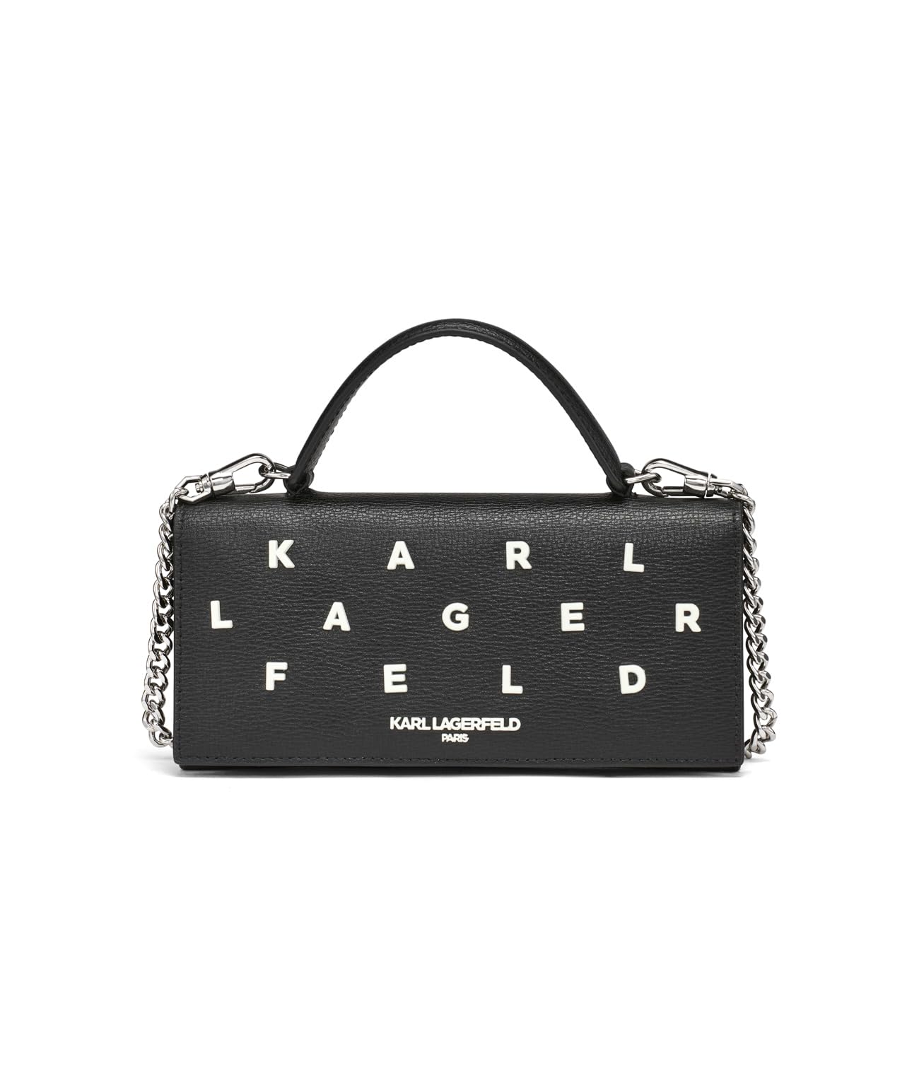 KARL LAGERFELD womens Jacqueline Wallet on a String Crossbody