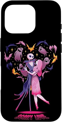 Vista 52 de iPhone 12 Pro Max Disney The Nightmare Before Christmas Jack Sally Scary Love Case