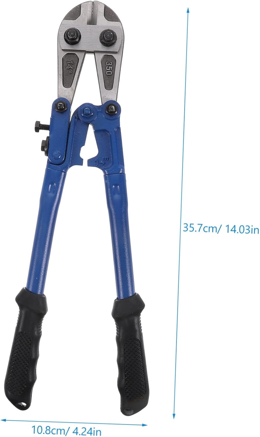 PRETYZOOM 14 Bolt Cutters Chain Heavy Cable Cutter Barbed Wire Cutter Ergonomic Bolt Cutter Screw Cutter Mini Bolt Cutter Bolt and Wire Cutter Lock Cutter Small Bolt Cutter Steel