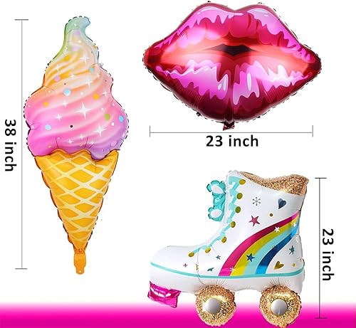 Miniatura 6 de Globos de cumpleaños de niña rosa, decoraciones de globos de cumpleaños de 6 para niñas, suministros de fiesta de cumpleaños de princesa, globos