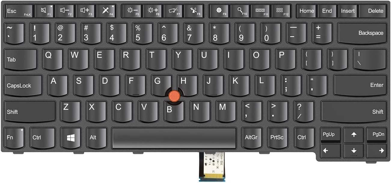 Genuine Original US Keyboard for Lenovo ThinkPad T431 T431s T440 T440E T440p T440s T450 L440 Compatible with 04Y2763 0C45328 04Y0862 0C02253