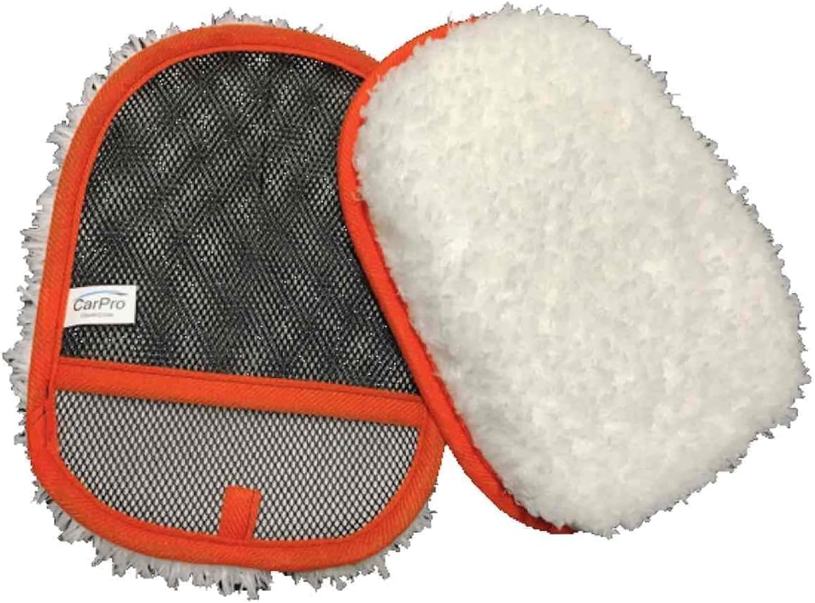 CARPRO Hand Wash Microfiber Mitt - Plush Microfiber Car Wash Mitt, Scratch Free & Swirl Free Car Wash Kit Essential - (Pack of 1)