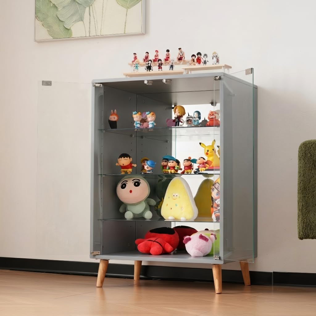 幅60*奥行43*高さ88CM コレクションケース コレクションシェルフ 4段 Amazon.co.jp: コレクションケース フィギュアケース ショーケース 4段