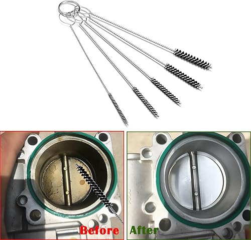 Miniatura 6 de BELOMI Kit de herramientas de limpieza de carburador, limpiador de carburador de carbón para quitar, limpiador de punta de antorcha, juego de