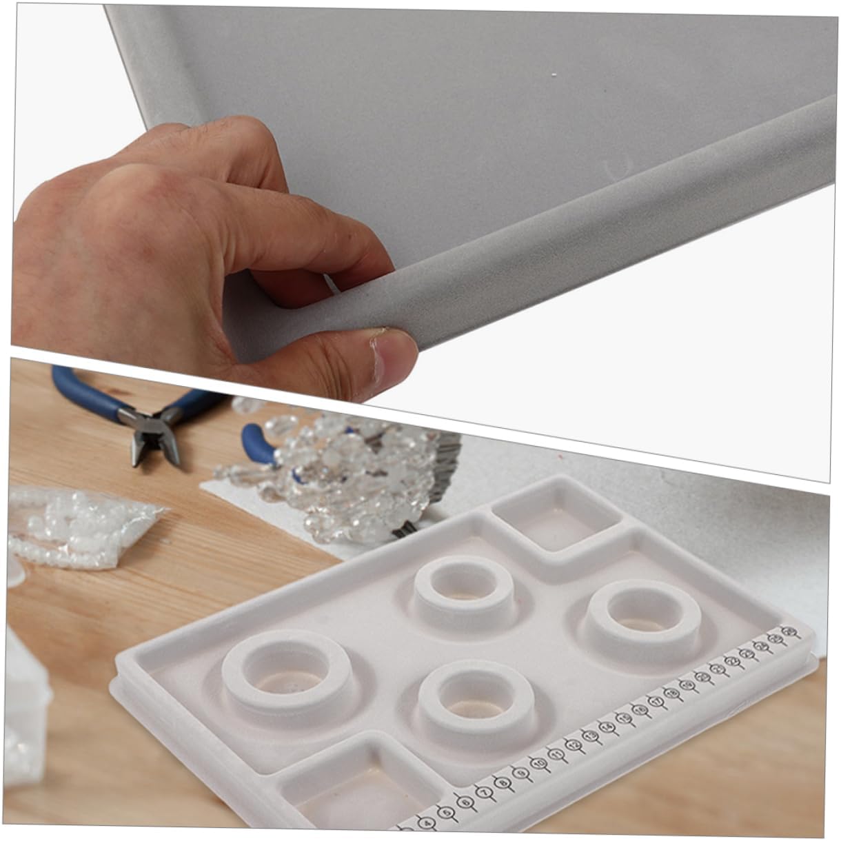 NUOBESTY Bracelet Bead Board Bead Kits Jewelry Making Supplies Bead Mats for Beading Projects