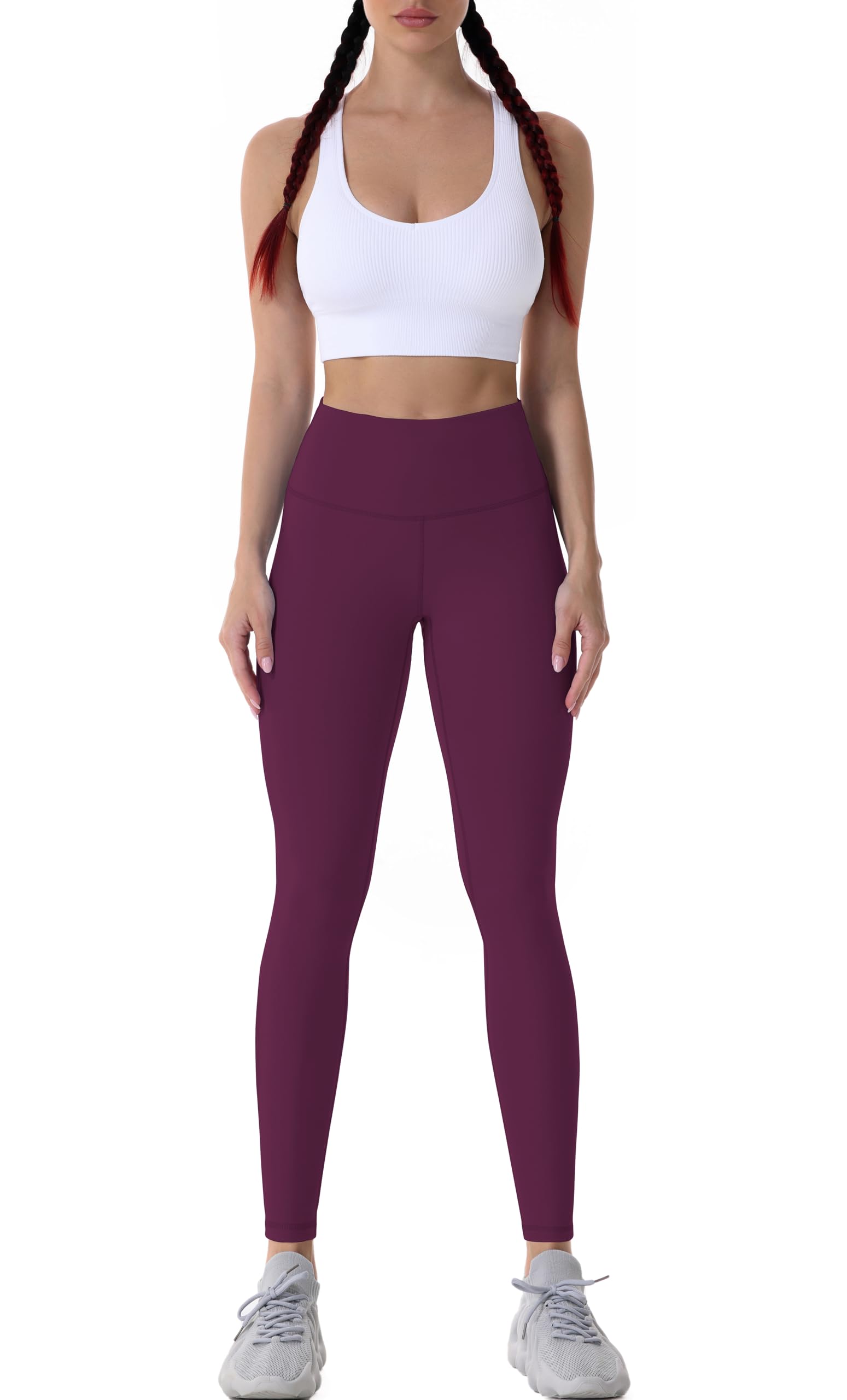Sunzel Leggings de entrenamiento para mujer con control de abdomen de cintura alta