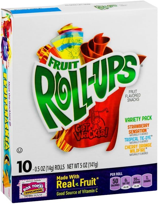 Betty Crocker Fruit Roll Up Variety Pack 5 oz Buy Online at Best Price