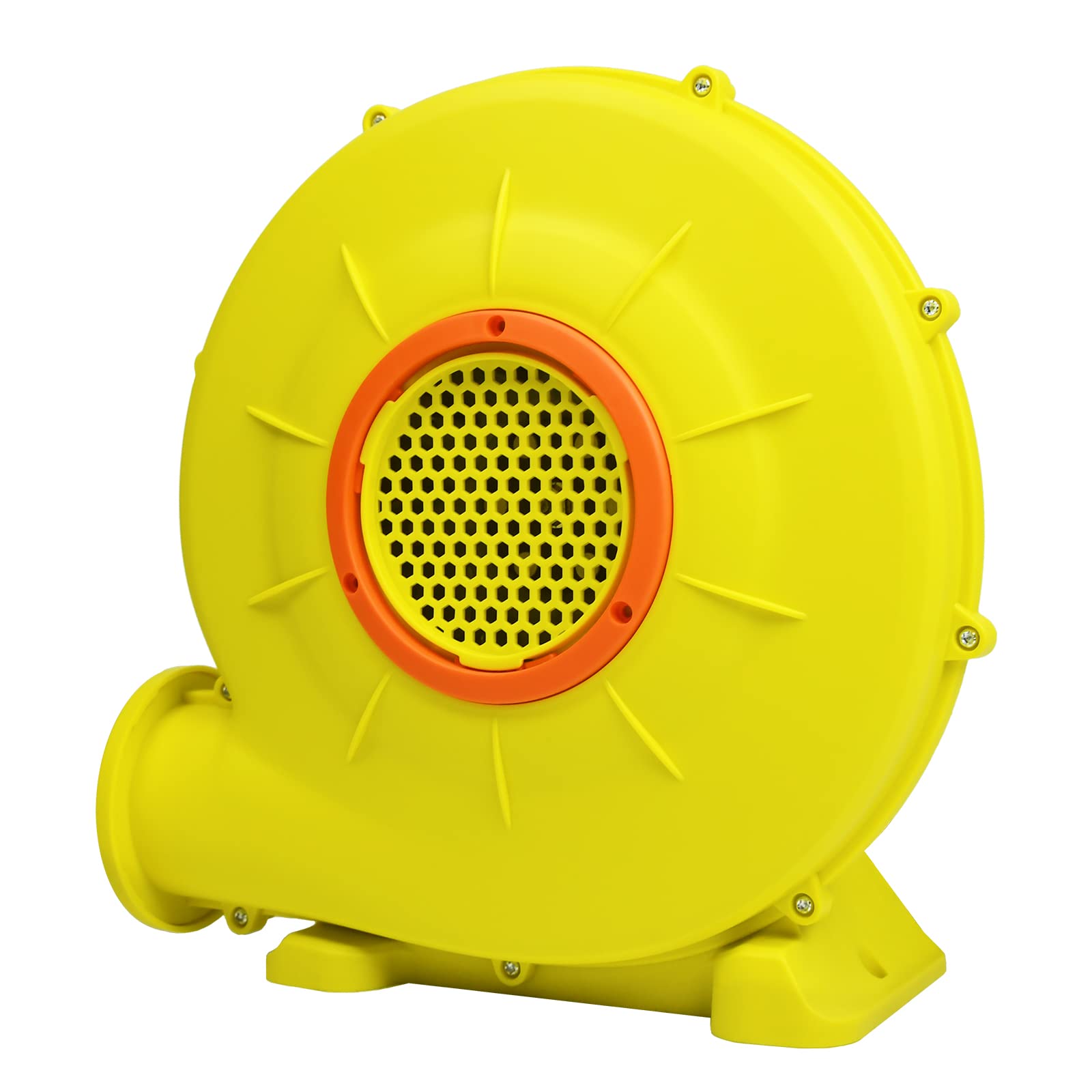 Ventilatore elettrico da 350 W, pompa ad aria, ventilatore a turbo, portatile, con manico, ventilatore permanente, con grande fondo e apertura dell'aria