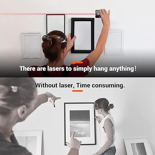 Miniatura 8 de Medidor de ángulo digital 3 en 1, nivelador láser electrónico, recargable, batería incorporada, caja de nivel digital