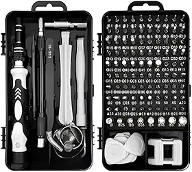 Kit de Chaves de Fenda Precisão 115 Peças, Ferramentas para Reparo e Manutenção de Celular Notebook Tablet, Compacto para Eletrônicos Portáteis